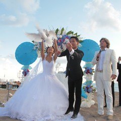 Hochzeit am Strand der turkey
