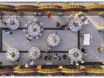 Hochzeitsdinner und Empfang im Club Hotel Sera