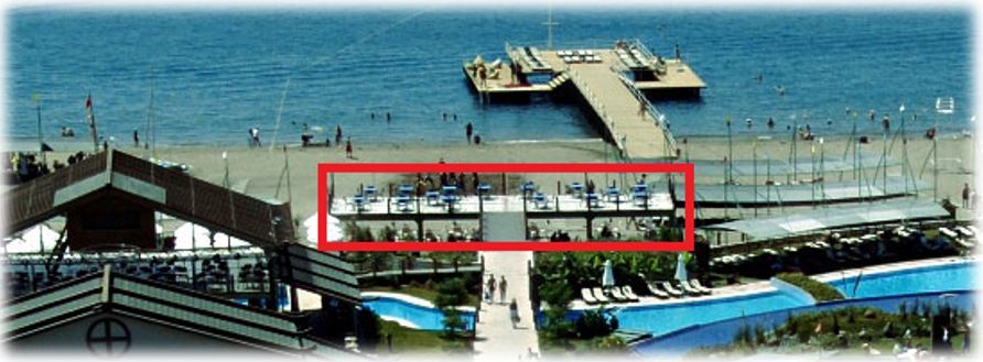 عروسی در کنار دریا در آنتالیا