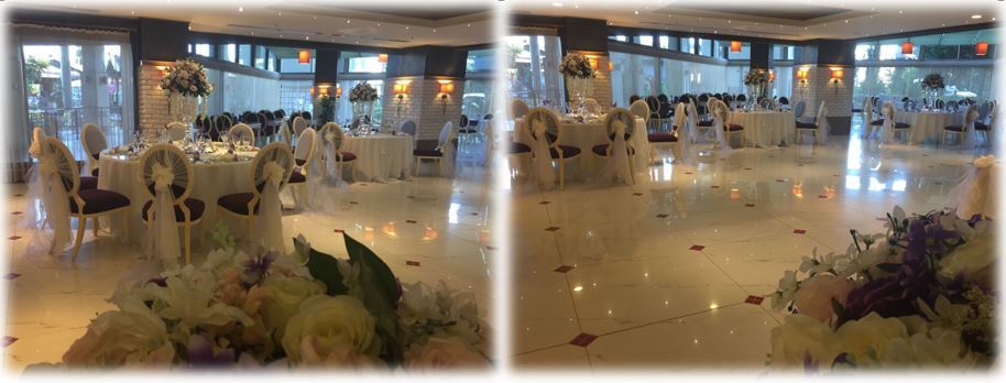 عروسی در رستوران در آنتالیا