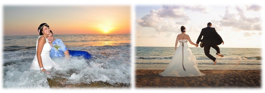 عروسی در سواحل مدیترانه