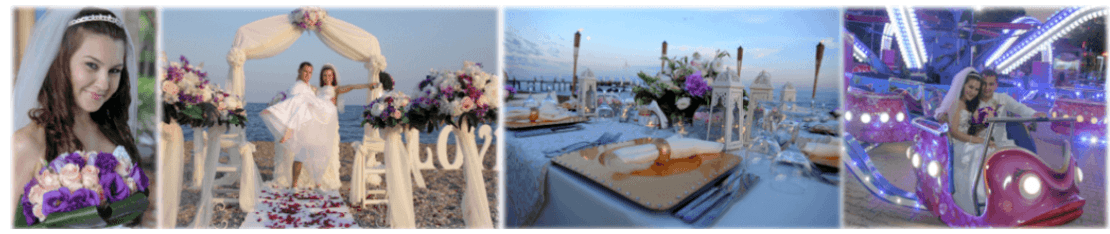 سفره عقد ایرانی در سواحل آنتالیا