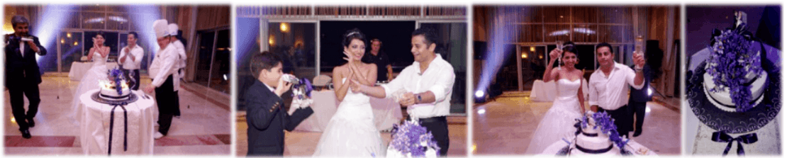 مراسم ایرانی بریدن کیک عروسی در آنتالیا