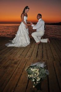 عروسی رومانتیک ایرانی در ساحل آنتالیا