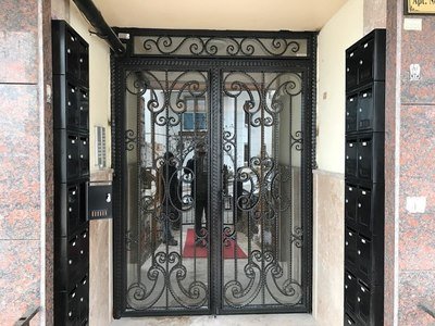 ferforje giriş kapısı