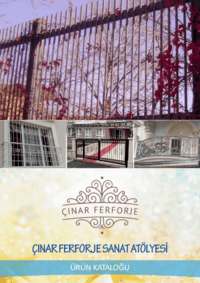 çınar ferforje ürün kataloğu