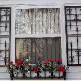 kod 08 ferforje çiçeklik ve saksı