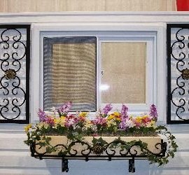 kod 09 ferforje çiçeklik ve saksı