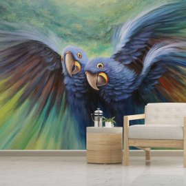 WG-274_painted couple parrot_g