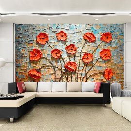 WG-408_3d Oil Painting Flower_g