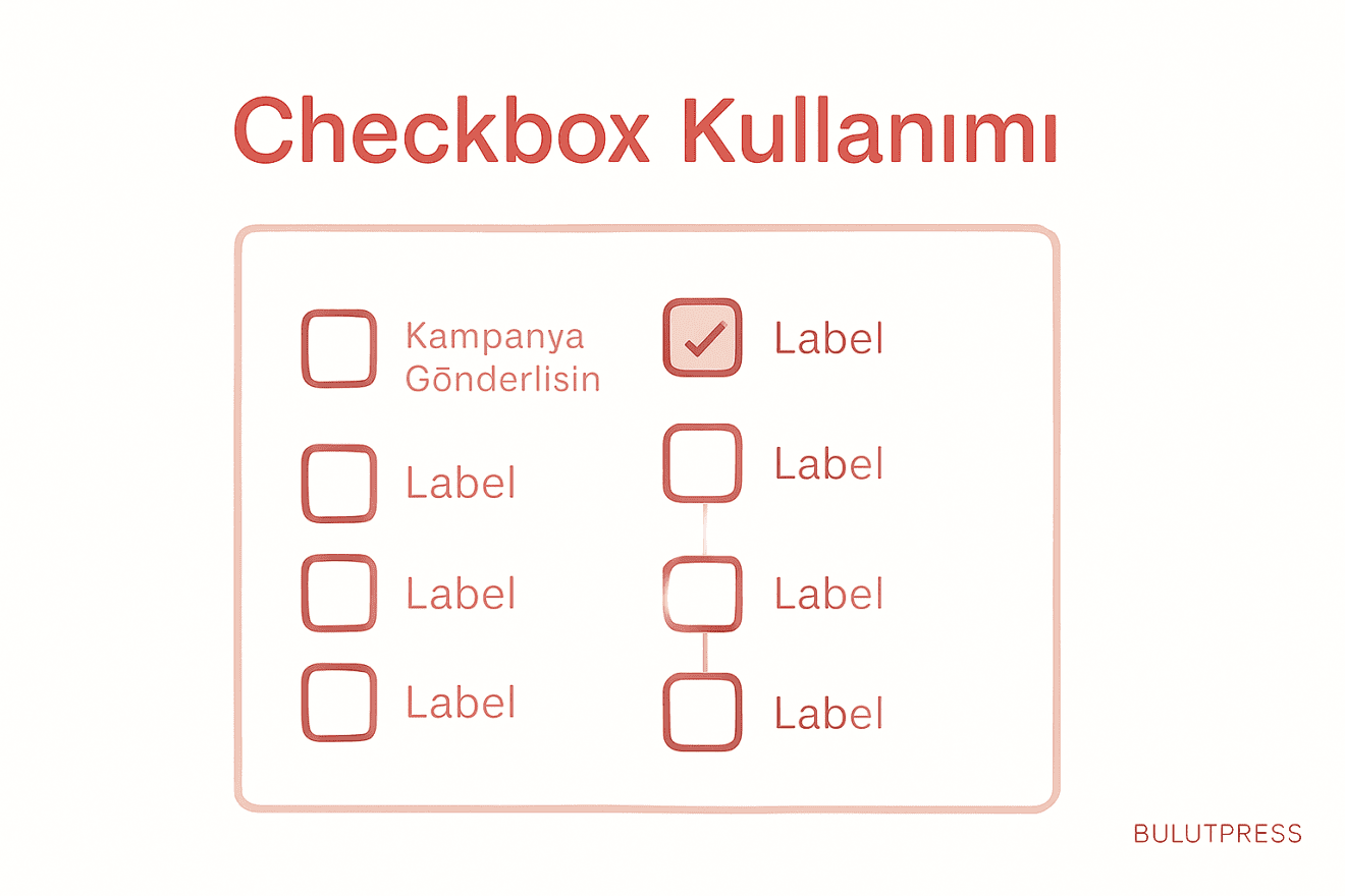 Checkbox Tasarımı: Etkili ve Kullanıcı Dostu Rehber