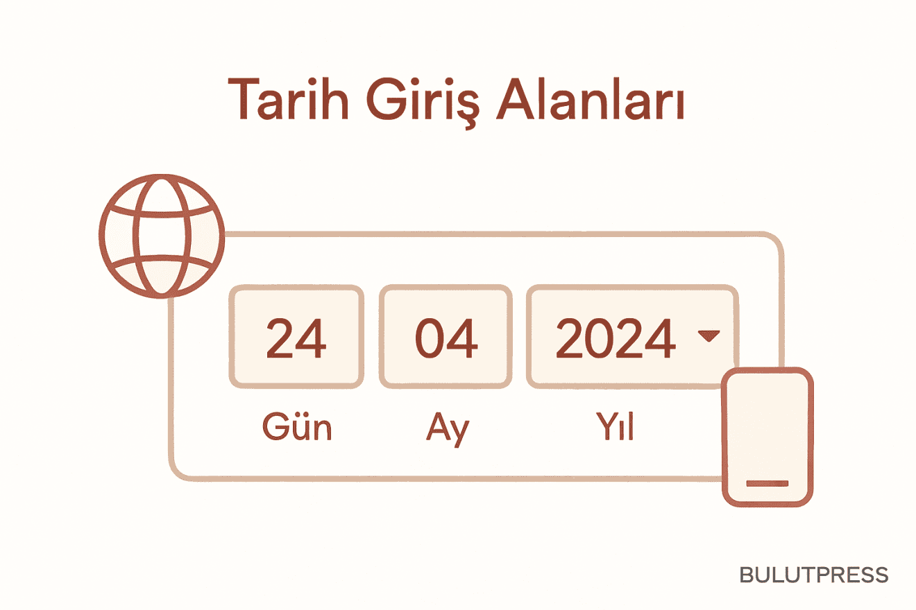 Formlarda Tarih Alanı: Takvim, Metin Girişi ve Format Belirsizliği
