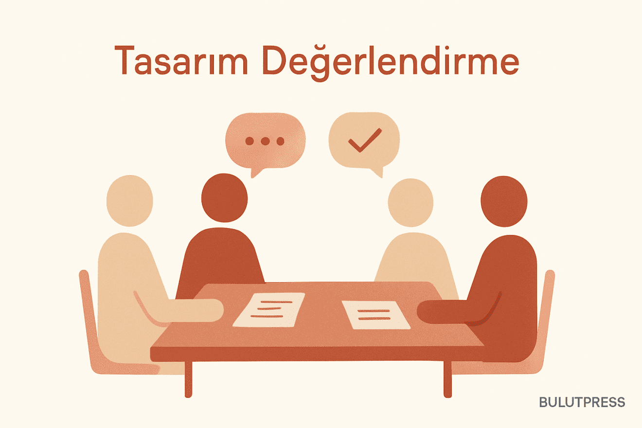 Tasarım değerlendirme oturumu nasıl yürütülür?