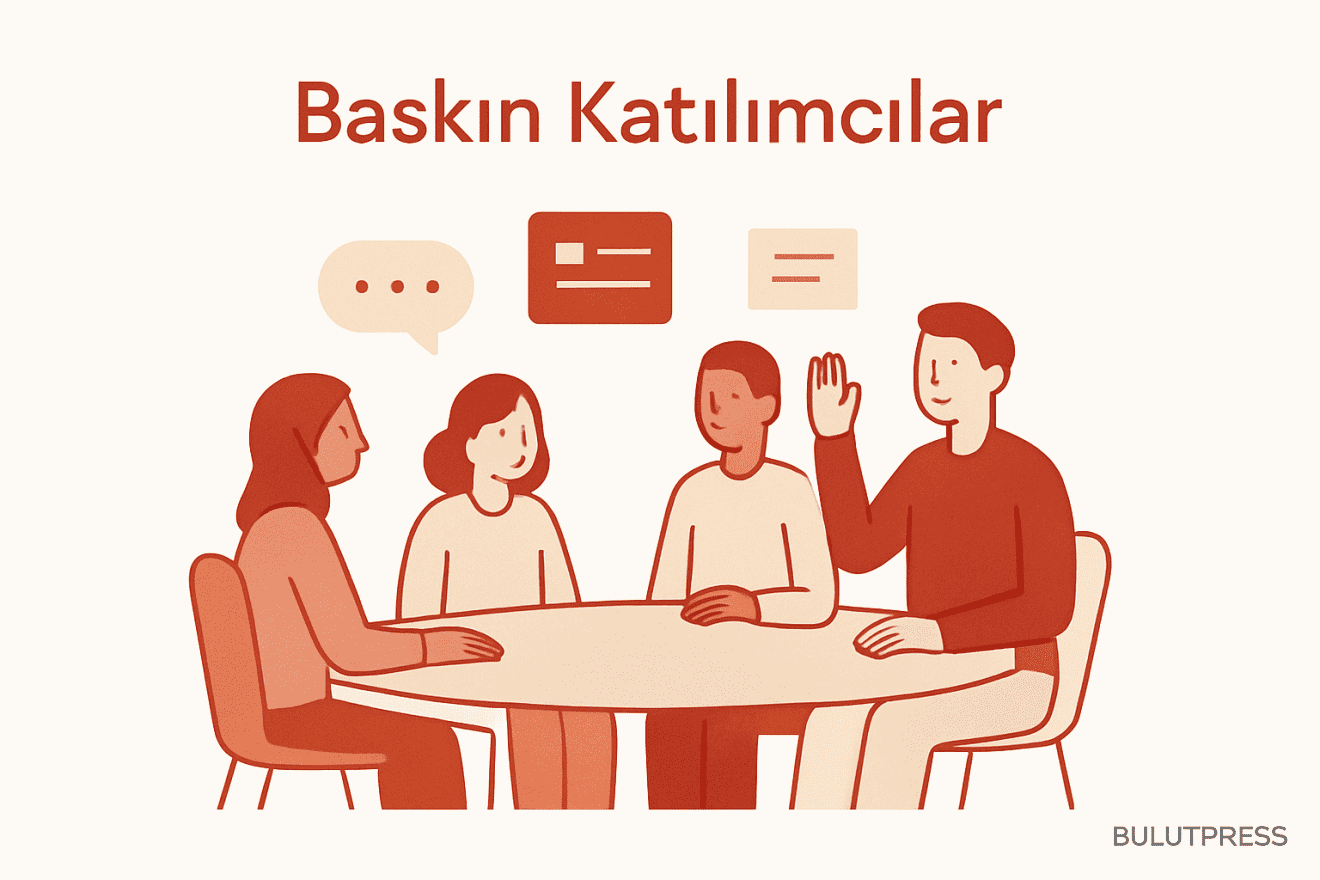 Atölyede Bir Kişi Konuşmayı Tekeline Aldığında Ne Yapılır