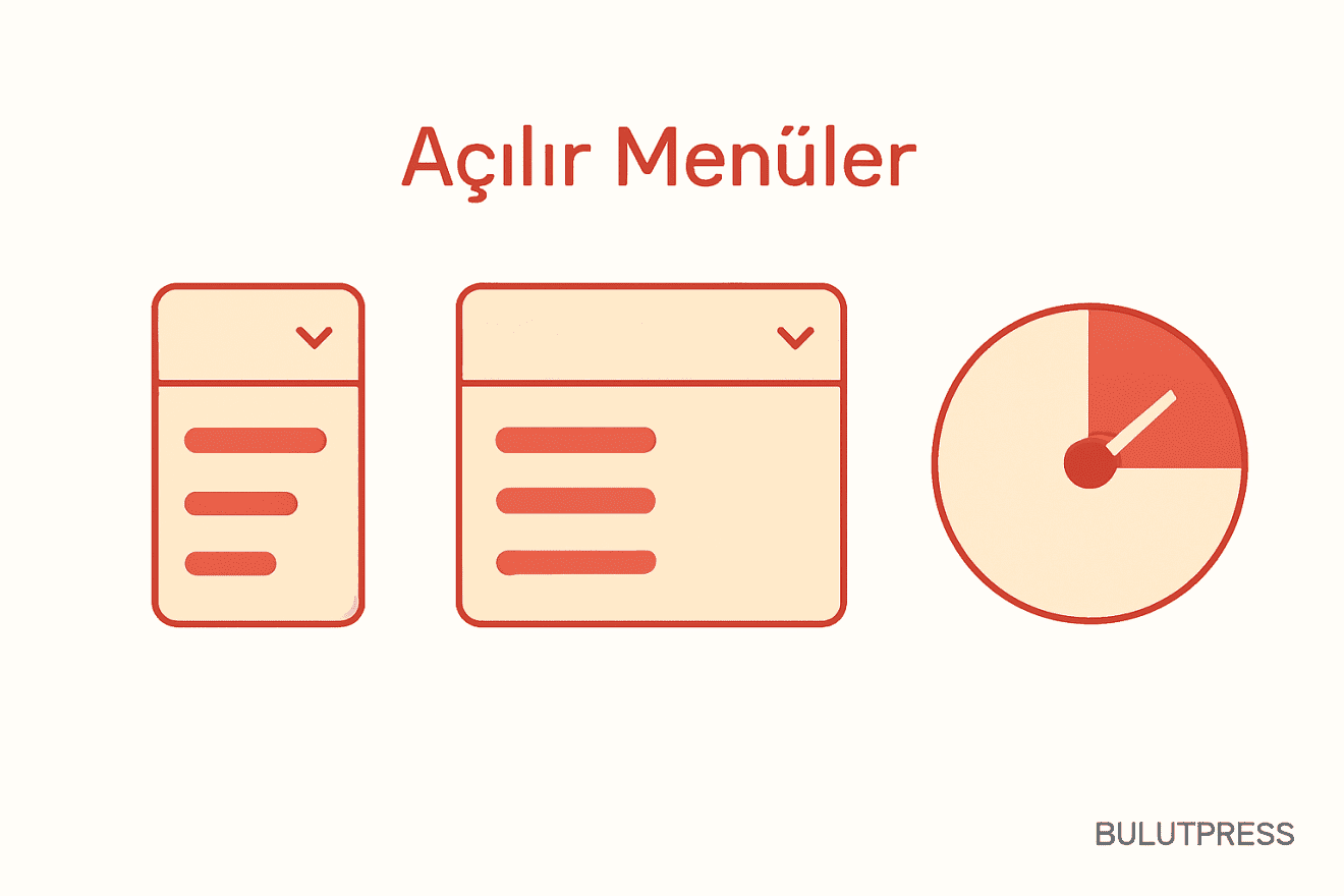 Menü Tipi Seçimi: Fitts Yasası, Dokunmatik ve Erişilebilirlik