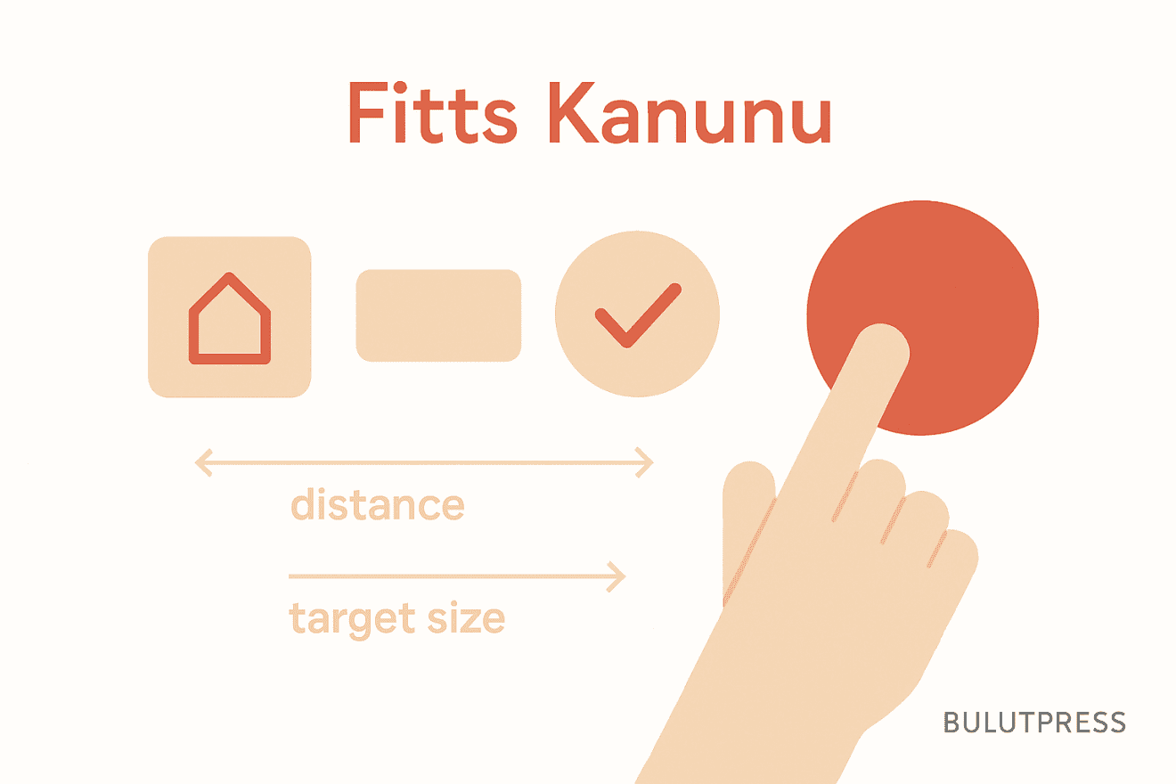 Fitts Kanunu Arayüz Tasarımında Nasıl Uygulanır?