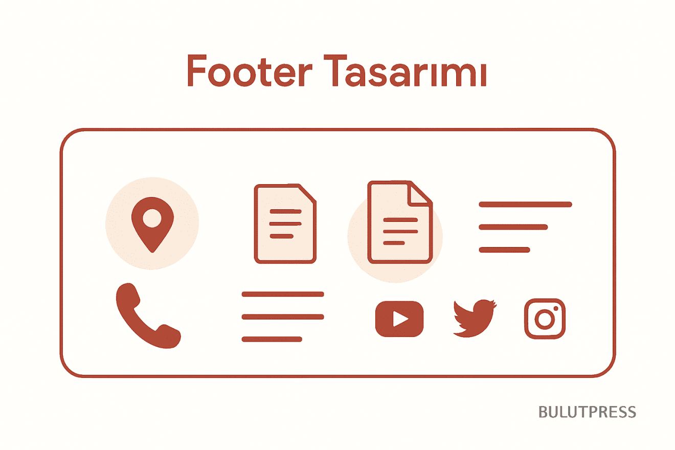 Web Sitesi Footer Tasarımı: Bağlantı Sayısı, Gruplama ve Bakım