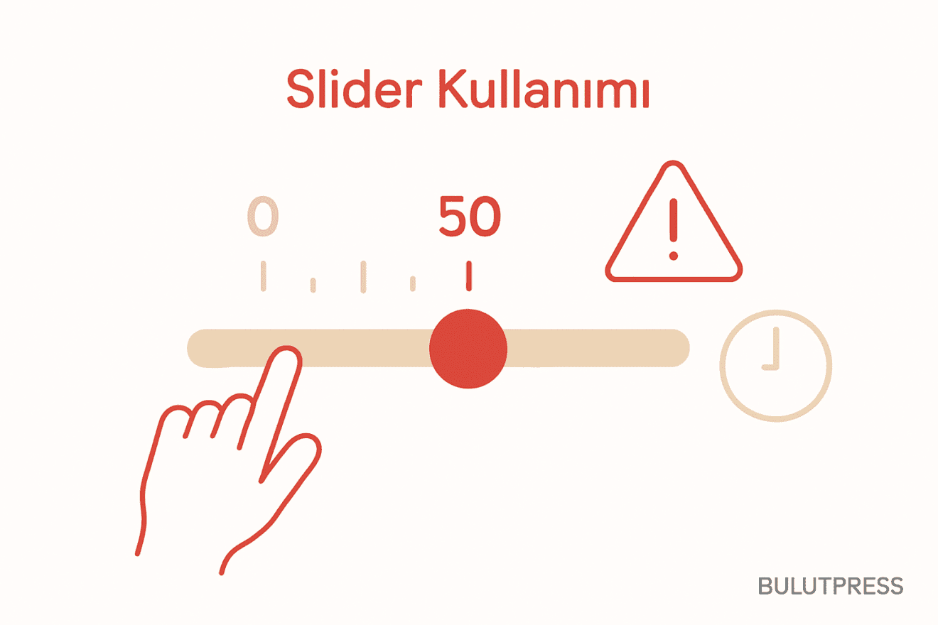 Range Slider Tasarımında Hassasiyet ve Erişilebilirlik Sınırları