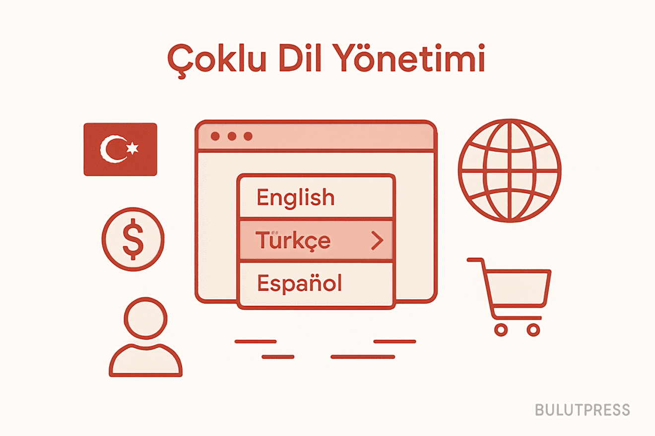 Çok dilli e-ticarette dil seçici nasıl kurulur