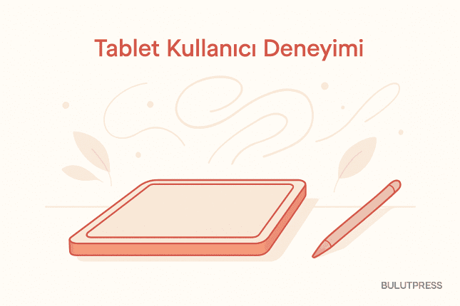 Tablet Arayüzlerinde Stylus: Hassasiyet Kazancı Nereye Harcanır