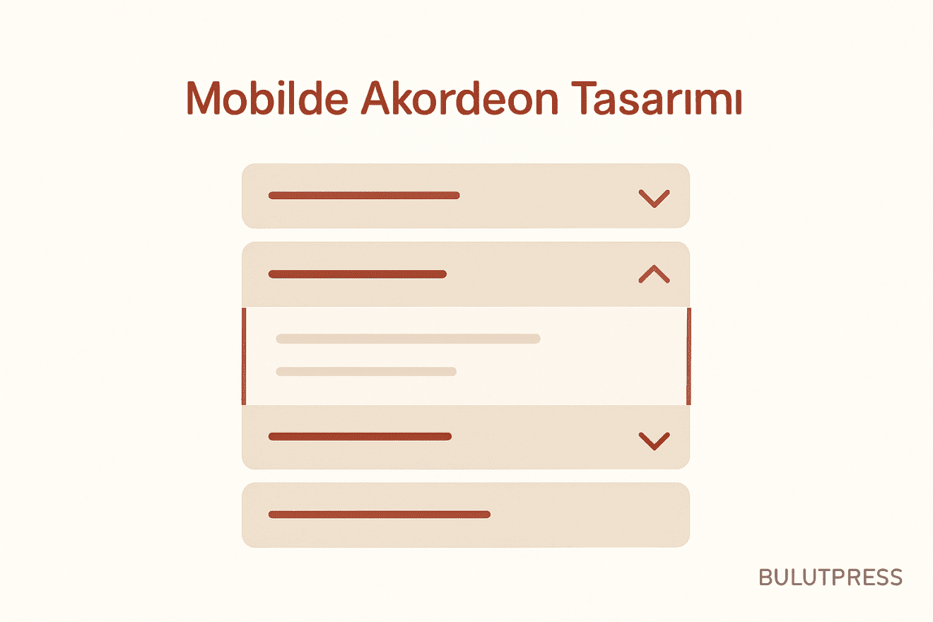 Mobil akordeon tasarımında sık atlanan ayrıntılar
