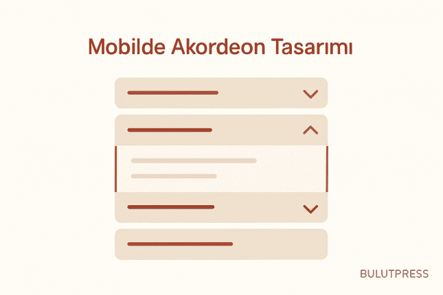 Mobilde Akordeon: Geri Tuşu, Kapatma ve Erişilebilirlik