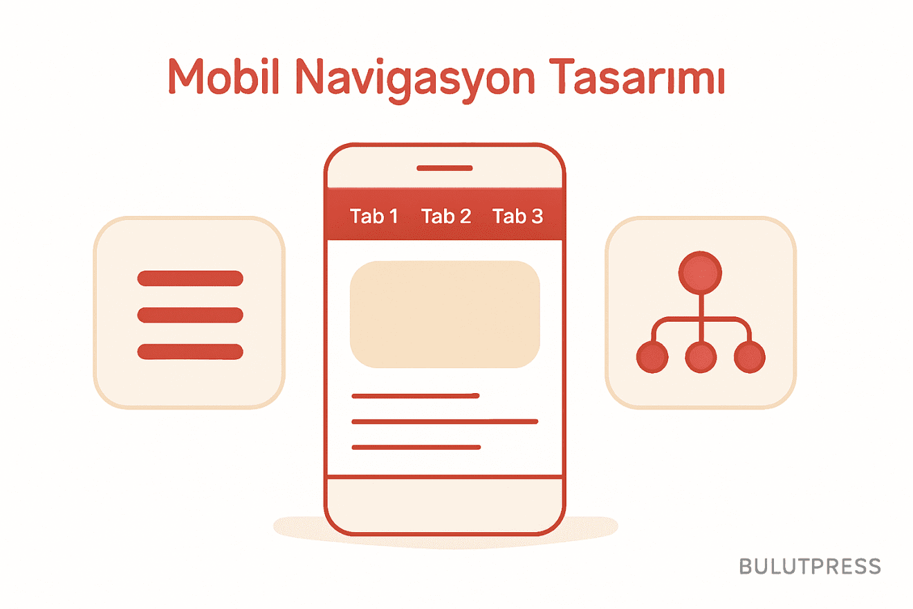 Sekme çubuğu, gizli menü ve navigasyon merkezi arasında seçim