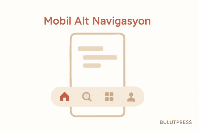 Mobil Alt Navigasyon: Dört Kalıp ve Hangisi Nerede Çalışır