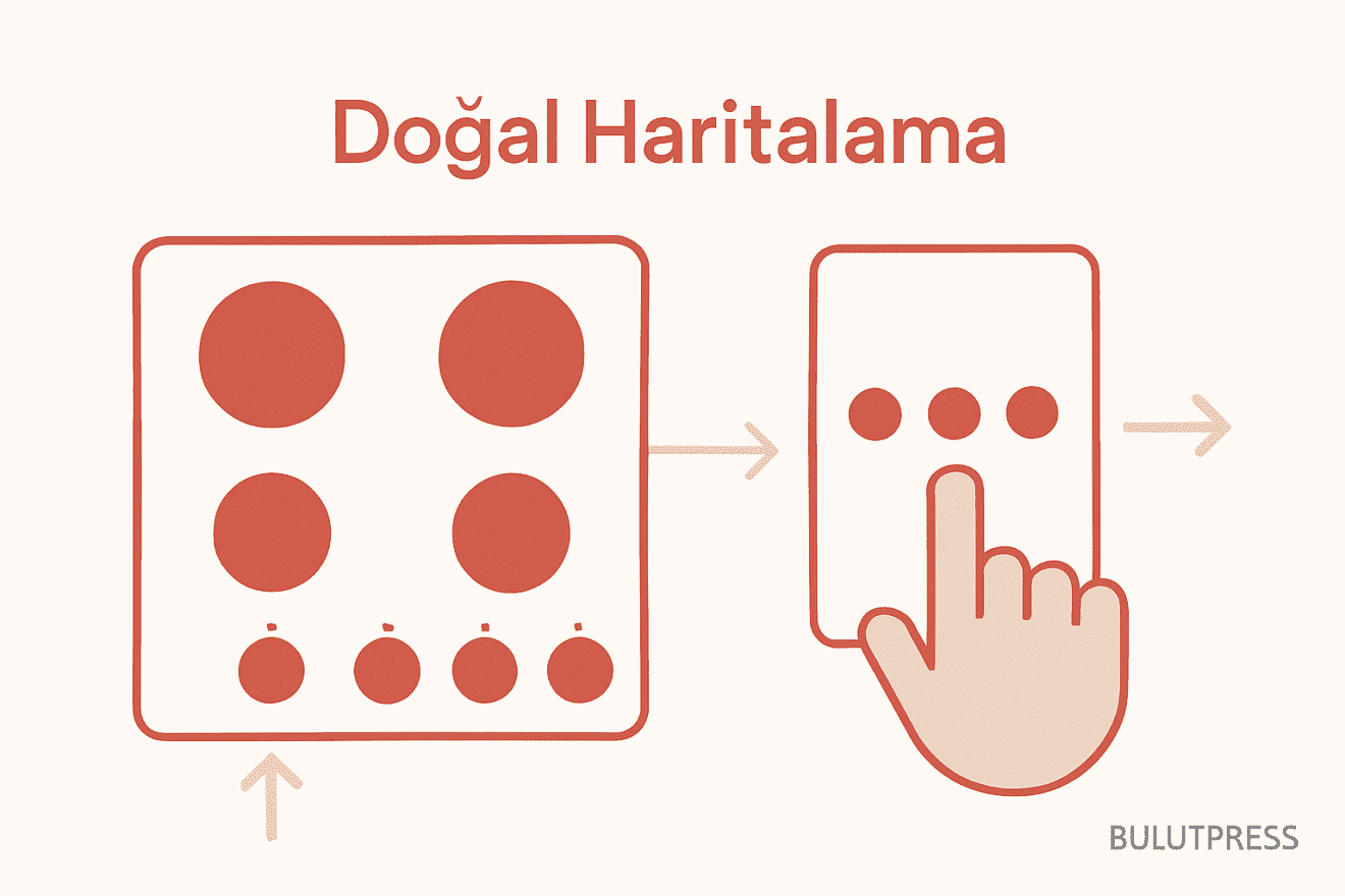 Arayüzde Doğal Haritalama: Ocak Düğmelerinden Kaydırma Yönüne