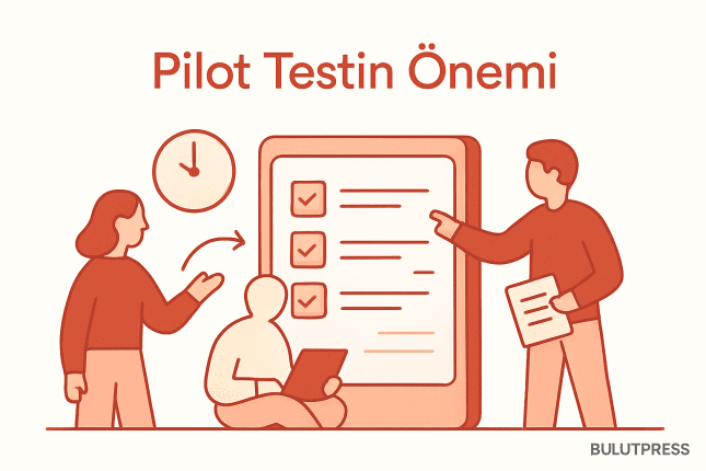 Pilot Test: Asıl Oturumdan Önce Protokolü Kırmak
