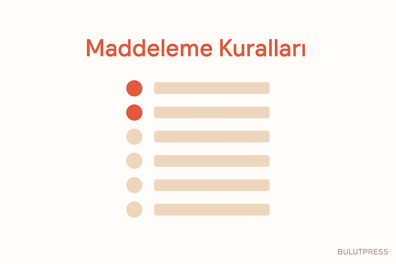 Web İçeriğinde Madde Listesi Kullanmanın Sınırları