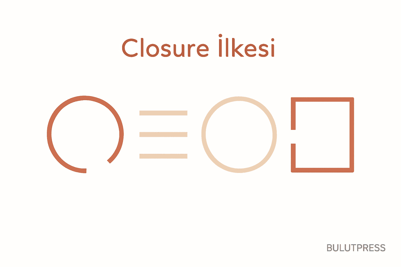 Closure İlkesinin Arayüzdeki Sınırları: Logo, İkon, Kaydırma