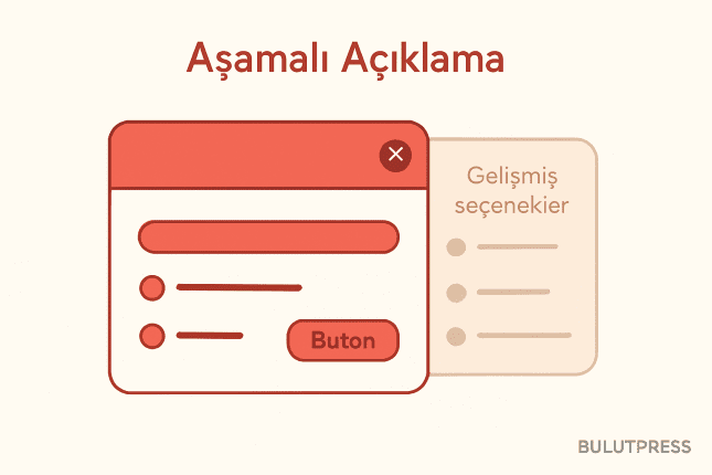 Progressive Disclosure: Neyi Gizlemeli, Neyi Gizlememeli