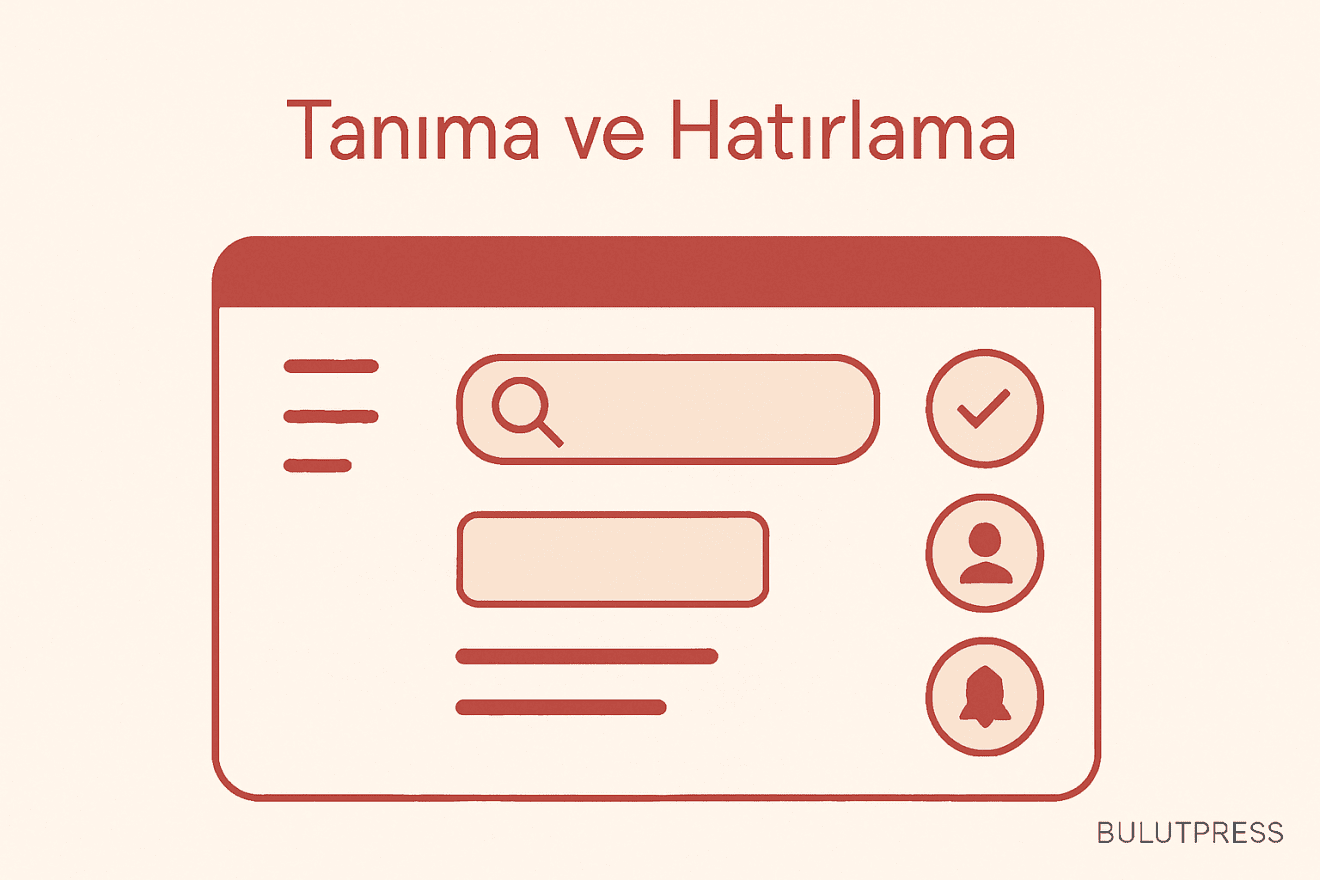 Tanıma mı hatırlama mı? Arayüzde ipucunun maliyeti