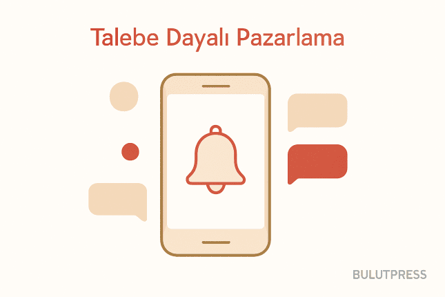 Request Marketing: Bildirimi Kullanıcının Tetiklediği Model
