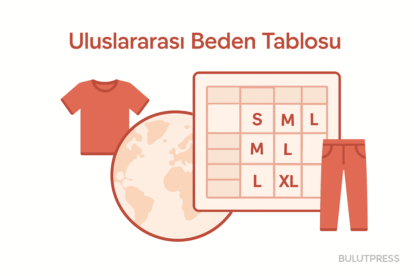 Uluslararası beden tablosunu ölçü üzerinden kurmak