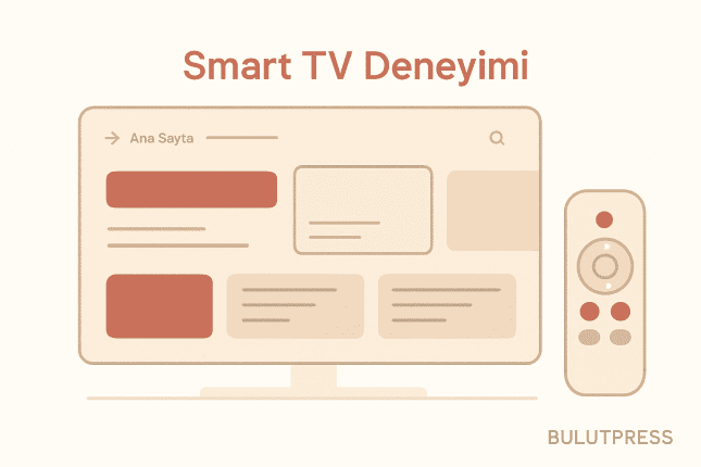 Smart TV Arayüzlerinde İçeriğe Erişimi Tuş Basışıyla Ölçmek
