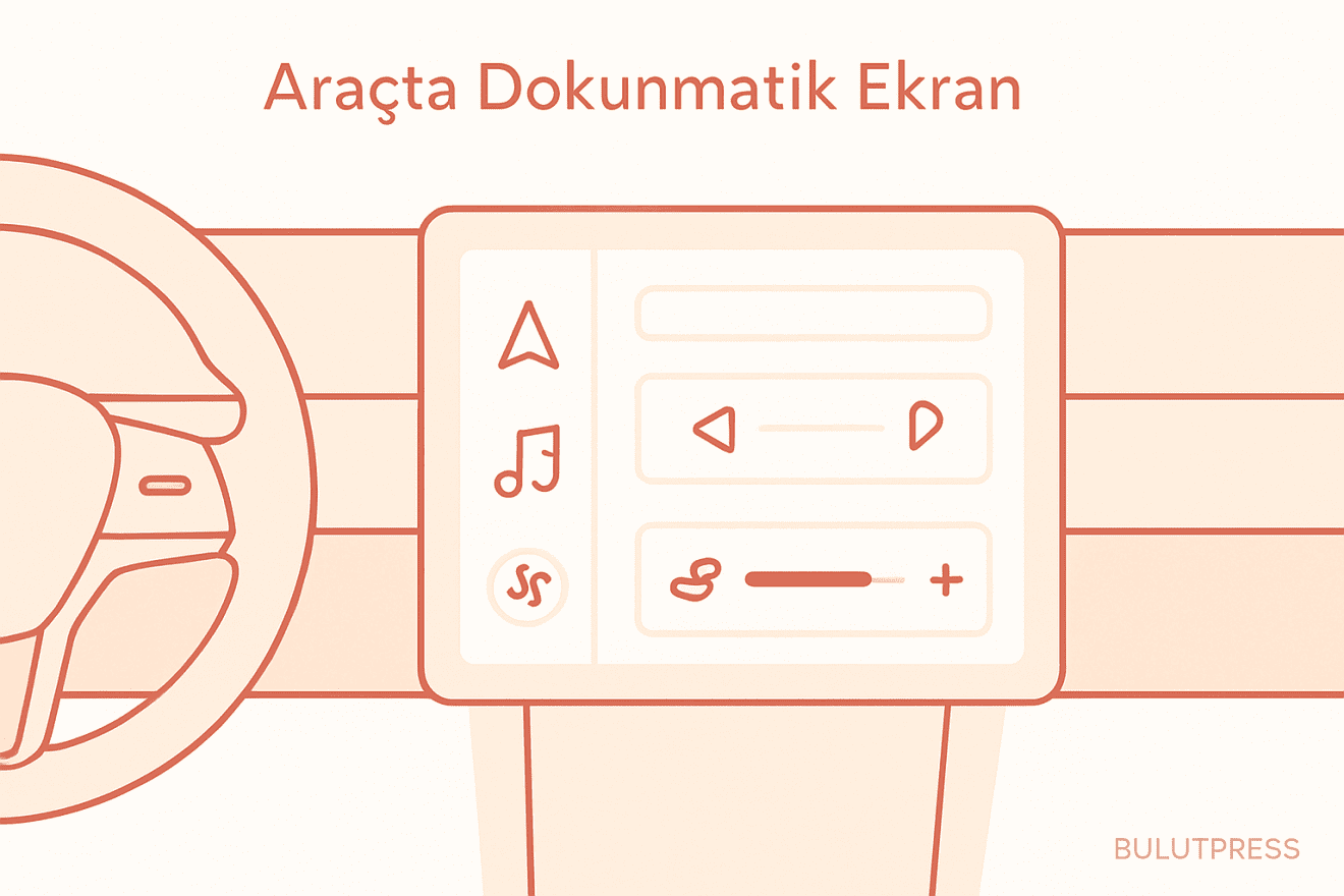 Tesla Örneğiyle Araç İçi Dokunmatik Arayüz Tasarımı
