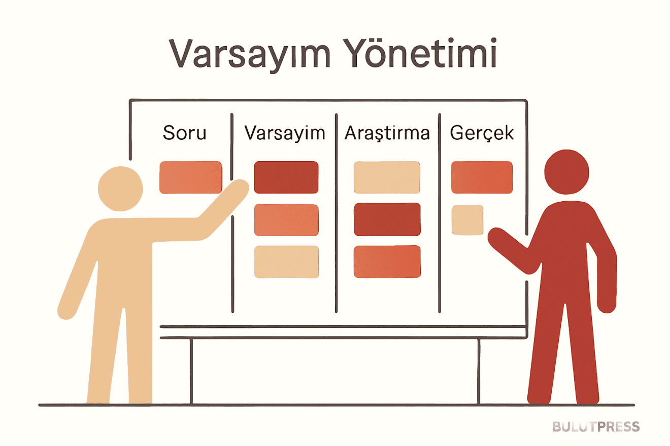 Agile'da Varsayım Takibi İçin Bilgi Panosu Nasıl Kurulur