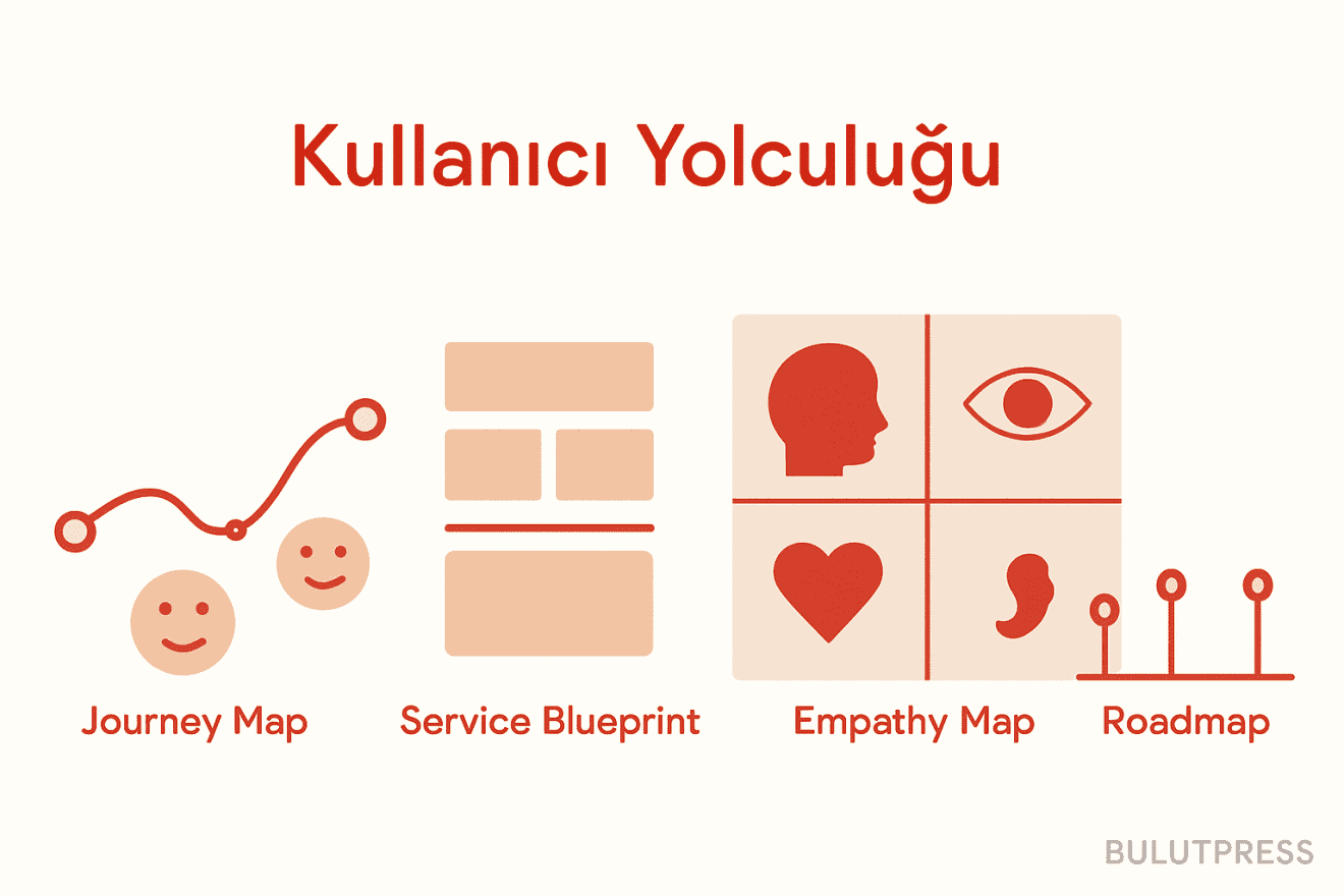 Journey Map, Service Blueprint ve Affinity Arasında Seçim