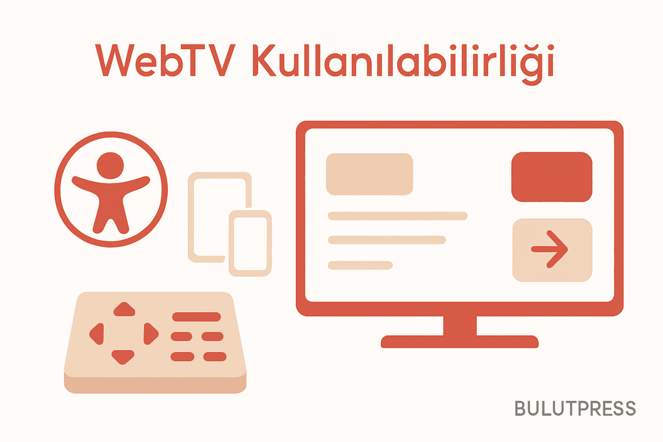 Uzaktan kumandayla gezilen arayüzlerde odak sırası, punto ve metin girişi