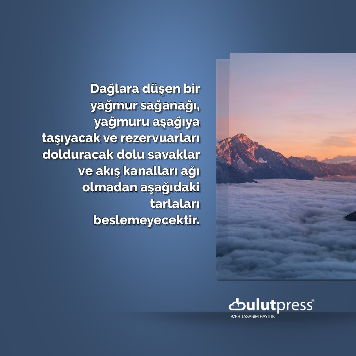 dağlara düğen yağmurlar