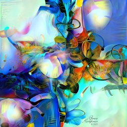 Omniscient Light - Digital Artwork On Abstract