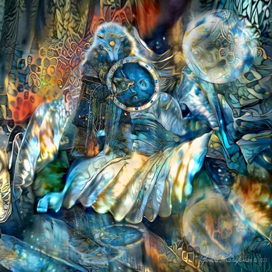 Earth And Sky - Digital Artwork On Spiritual Art