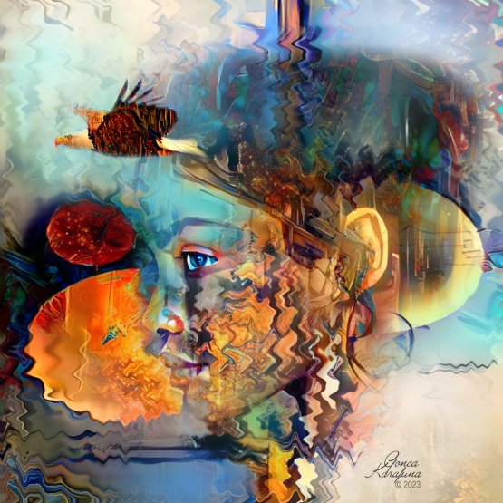 Spiritually Portrait - Digital Artwork On People and Portrait