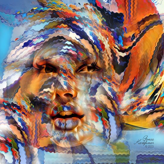 Dialogue With Ourselves - Digital Artwork On People and Portrait