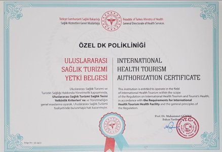 Sağlık Turizmi Yetki Belgesi