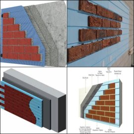 Heat Insulated Clinker Facade System