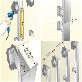 Curtain Wall System with Mechanical T Profile