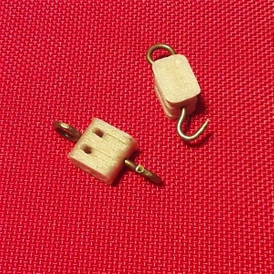 655 KLASİK MAKARA 6MM KANCALI İKİLİ